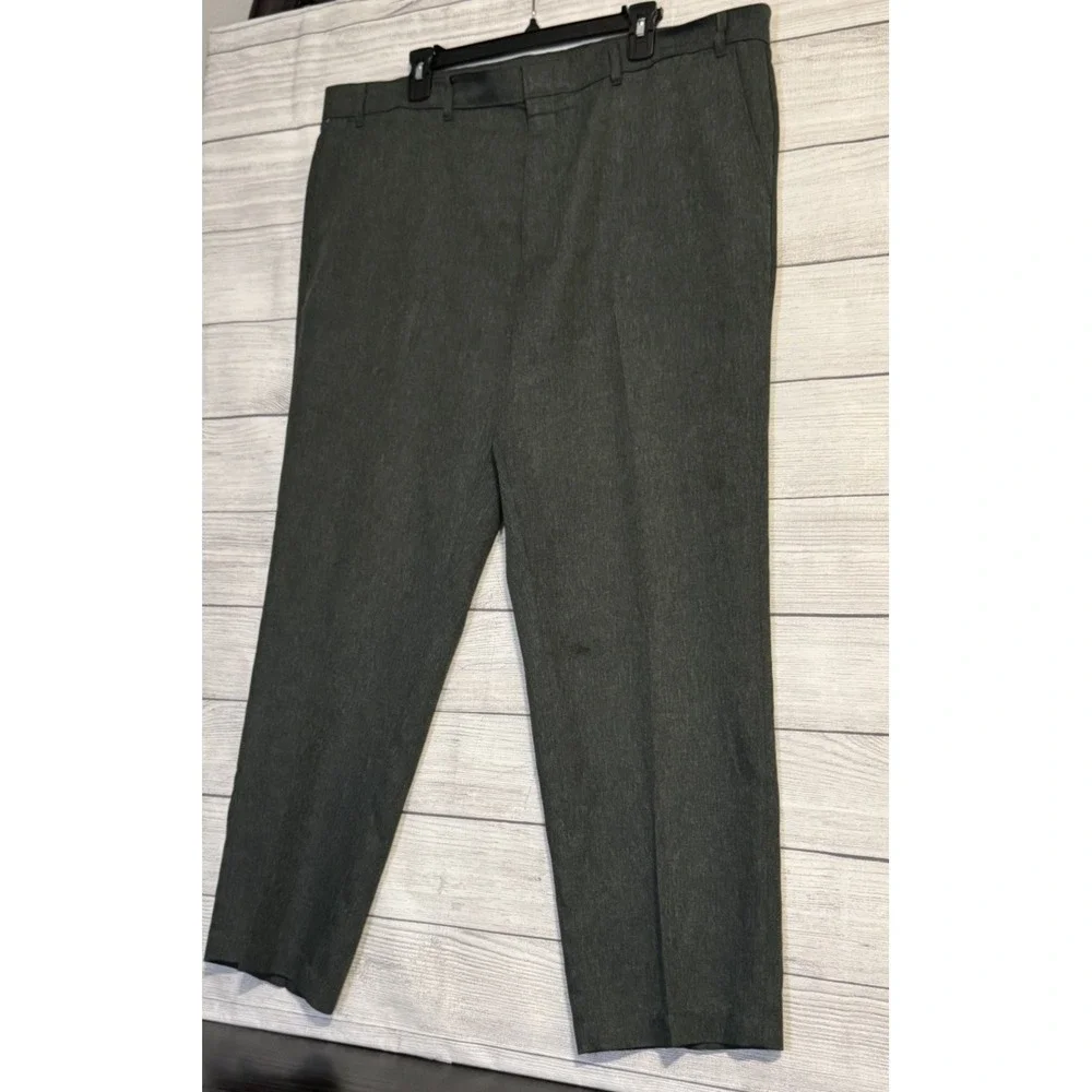 Vintage Levi's Action Slacks Dress Pants Mens 44x30 Charcoal‎ Dacron Polyester